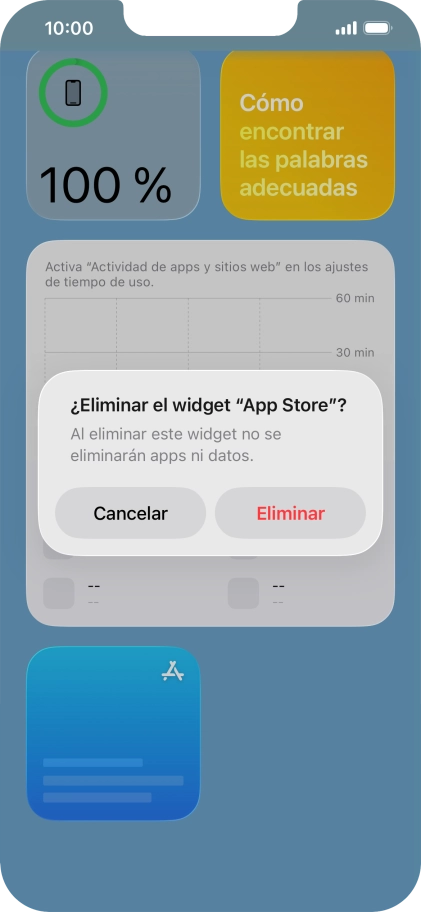 Pulsa Eliminar.