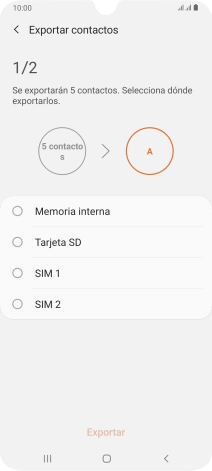 Pulsa la tarjeta SIM deseada. Pulsa la tarjeta SIM deseada.