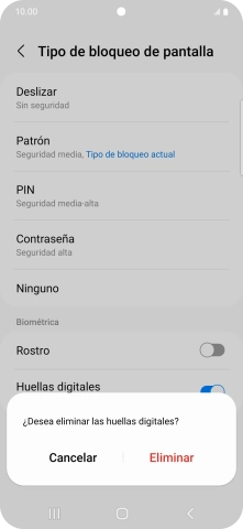 Pulsa Eliminar. Pulsa Eliminar.