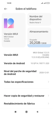 Pulsa Versión MIUI. Pulsa Versión MIUI.