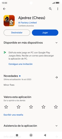 Pulsa Desinstalar.