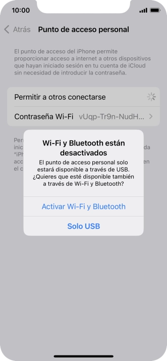 Si el wifi está desactivado, pulsa Activar Wi-Fi y Bluetooth. Si el wifi está desactivado, pulsa Activar Wi-Fi y Bluetooth.