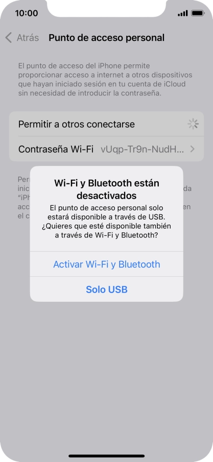 Si el wifi está desactivado, pulsa Activar Wi-Fi y Bluetooth. Si el wifi está desactivado, pulsa Activar Wi-Fi y Bluetooth.