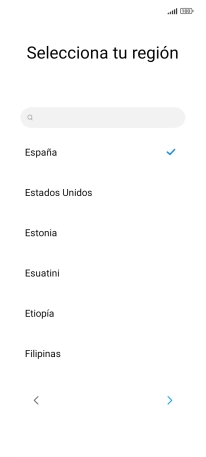 Pulsa la flecha hacia la derecha. Pulsa la flecha hacia la derecha.