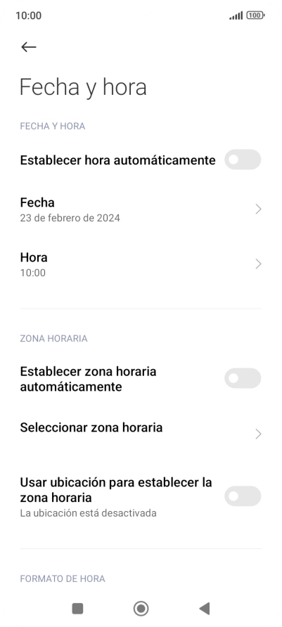 Pulsa el indicador junto a 