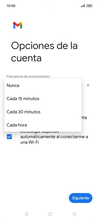 Pulsa el ajuste deseado. Pulsa el ajuste deseado.