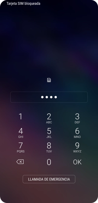 Si lo solicita el teléfono, introduce el código PIN y pulsa OK. Si lo solicita el teléfono, introduce el código PIN y pulsa OK.