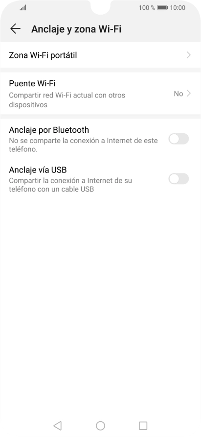 Pulsa Zona Wi-Fi portátil. Pulsa Zona Wi-Fi portátil.