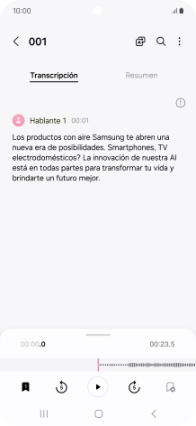 Si deseas ver un resumen del texto, pulsa Resumen. Si deseas ver un resumen del texto, pulsa Resumen.