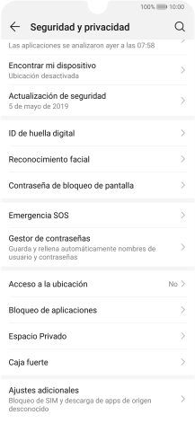 Pulsa Acceso a la ubicación.