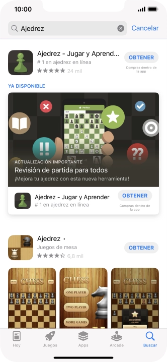 Pulsa la app deseada. Pulsa la app deseada.