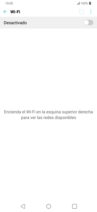 Pulsa el indicador para activar la función.