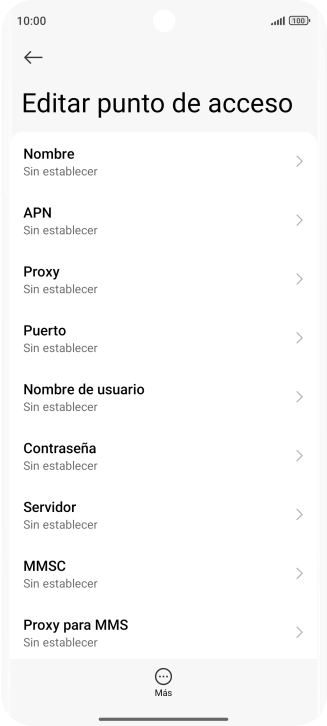 Pulsa Nombre.
