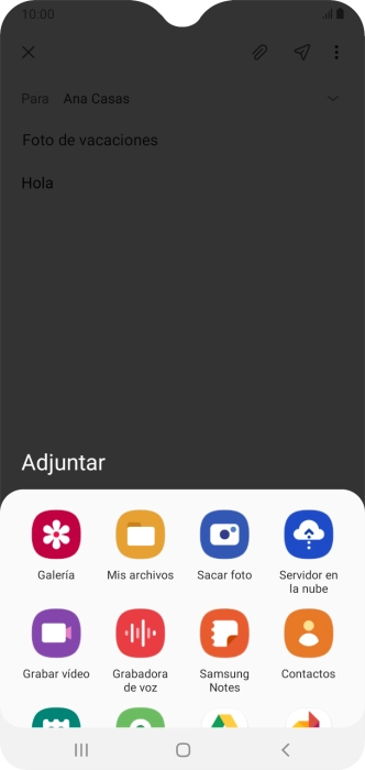 Pulsa Mis archivos y desplázate a la carpeta deseada. Pulsa Mis archivos y desplázate a la carpeta deseada.