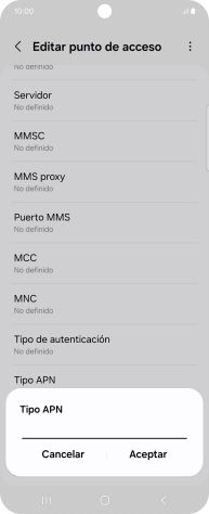 Introduce default y pulsa Aceptar. Introduce default y pulsa Aceptar.