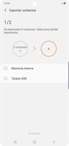 Pulsa el nombre de la tarjeta SIM. Pulsa el nombre de la tarjeta SIM.