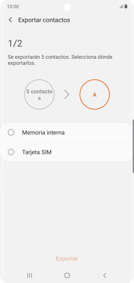 Pulsa el nombre de la tarjeta SIM. Pulsa el nombre de la tarjeta SIM.