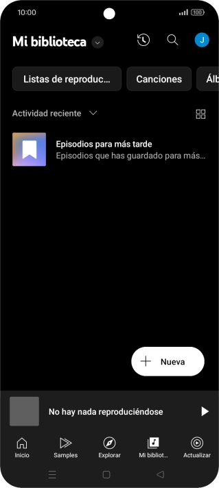 Pulsa la lista desplegable. Pulsa la lista desplegable.