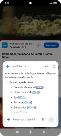 La respuesta de Gemini a tu pregunta se visualiza ahora en la pantalla. La respuesta de Gemini a tu pregunta se visualiza ahora en la pantalla.