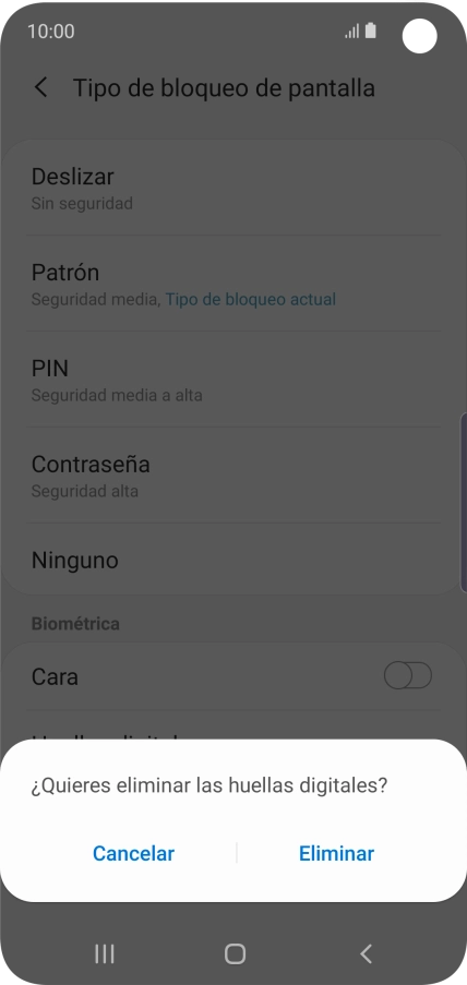Pulsa Eliminar. Pulsa Eliminar.