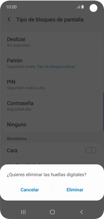 Pulsa Eliminar. Pulsa Eliminar.