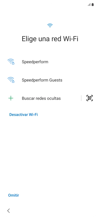 Pulsa la red wifi deseada. Pulsa la red wifi deseada.