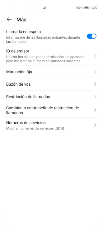 Pulsa Marcación fija.