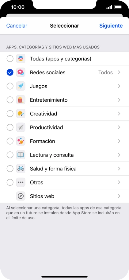 Pulsa Siguiente.
