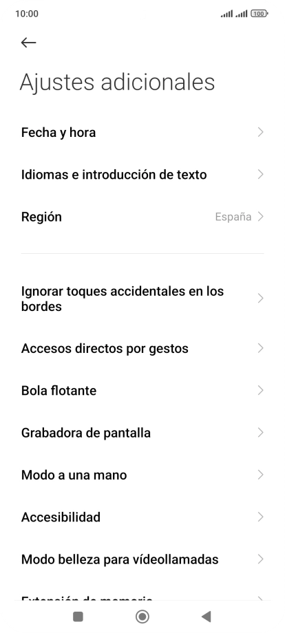 Pulsa Fecha y hora. Pulsa Fecha y hora.