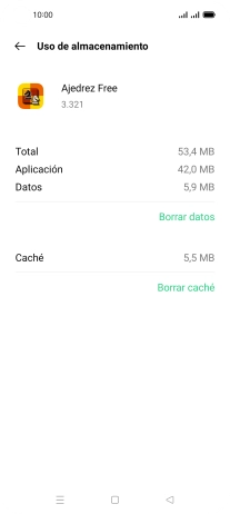 Pulsa Borrar caché. Pulsa Borrar caché.