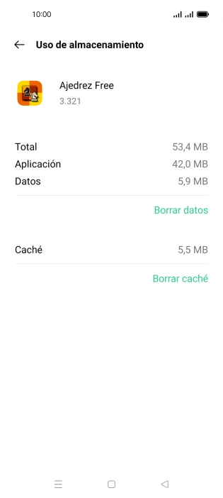 Pulsa Borrar caché. Pulsa Borrar caché.