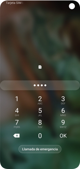 Si lo solicita el teléfono, introduce el código PIN y pulsa OK. Si lo solicita el teléfono, introduce el código PIN y pulsa OK.