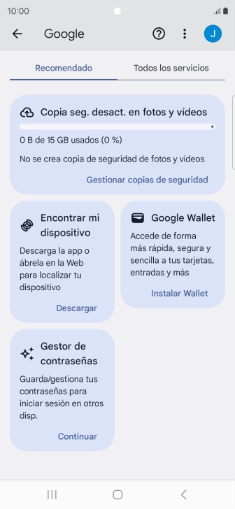 Pulsa Encontrar mi dispositivo. Pulsa Encontrar mi dispositivo.