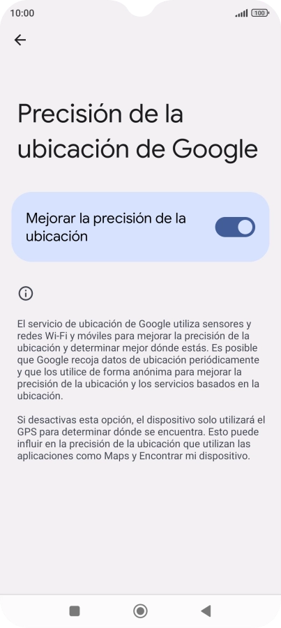 Si pulsas el indicador junto a Si pulsas el indicador junto a