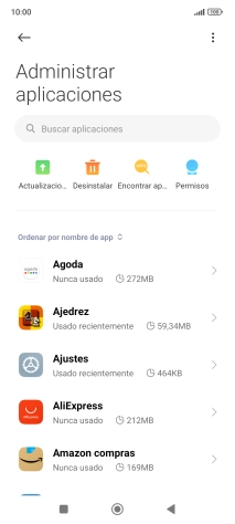 Pulsa la app deseada. Pulsa la app deseada.