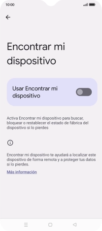 Pulsa el indicador junto a 