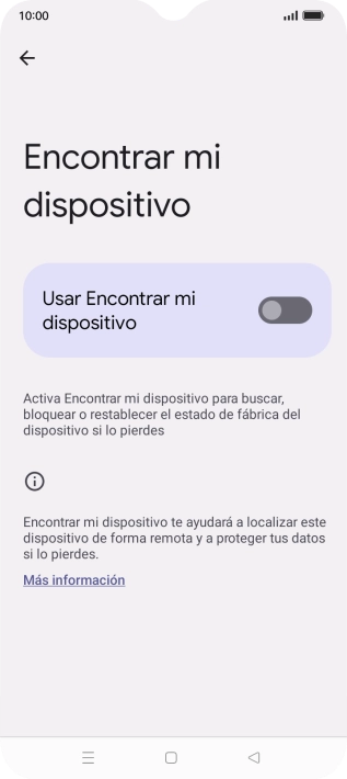 Pulsa el indicador junto a 