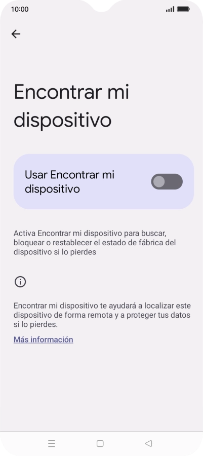 Pulsa el indicador junto a 