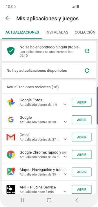 Pulsa INSTALADAS. Pulsa INSTALADAS.