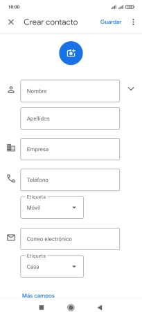 Pulsa Nombre e introduce el nombre deseado. Pulsa Nombre e introduce el nombre deseado.