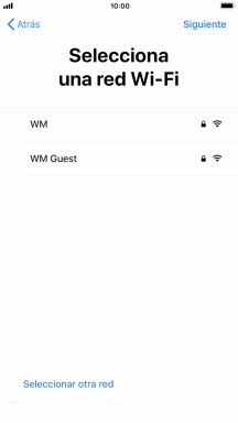 Pulsa la red wifi deseada. Pulsa la red wifi deseada.