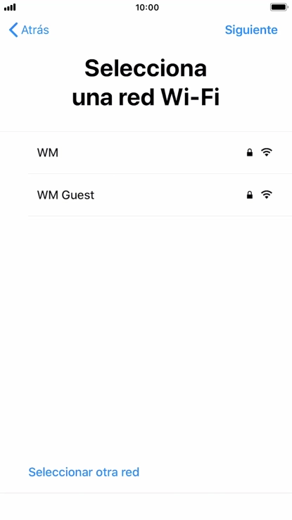 Pulsa la red wifi deseada. Pulsa la red wifi deseada.