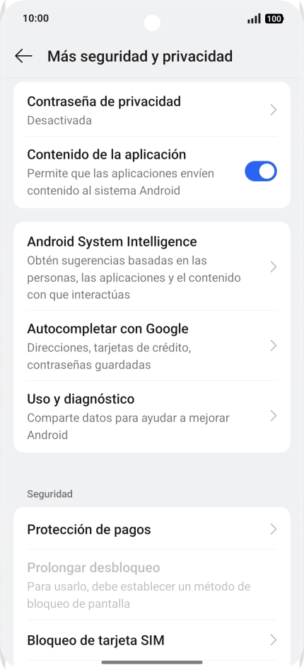 Pulsa Bloqueo de tarjeta SIM. Pulsa Bloqueo de tarjeta SIM.