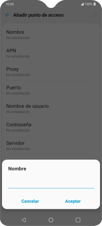 Introduce Vodafone Internet y pulsa Aceptar. Introduce Vodafone Internet y pulsa Aceptar.
