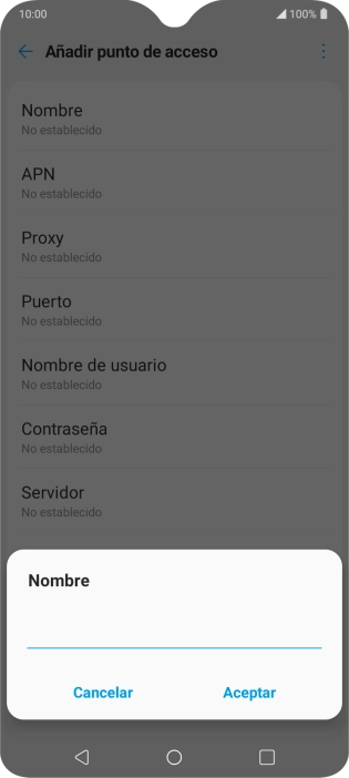 Introduce Vodafone Internet y pulsa Aceptar. Introduce Vodafone Internet y pulsa Aceptar.