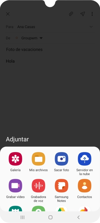Pulsa Mis archivos y desplázate a la carpeta deseada. Pulsa Mis archivos y desplázate a la carpeta deseada.