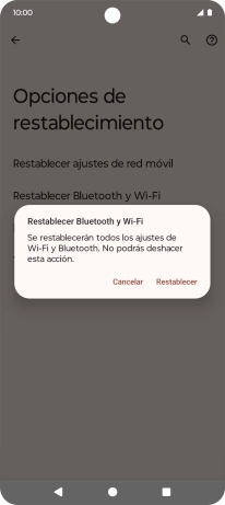 Pulsa Restablecer. Pulsa Restablecer.