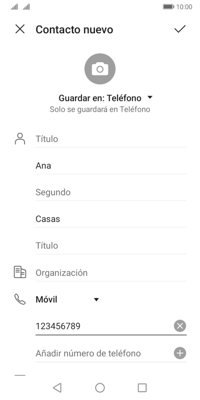 Pulsa el icono de aceptar. Pulsa el icono de aceptar.