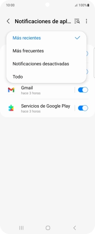 Pulsa el ajuste deseado. Pulsa el ajuste deseado.