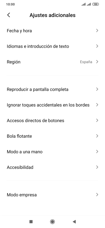 Pulsa Fecha y hora. Pulsa Fecha y hora.